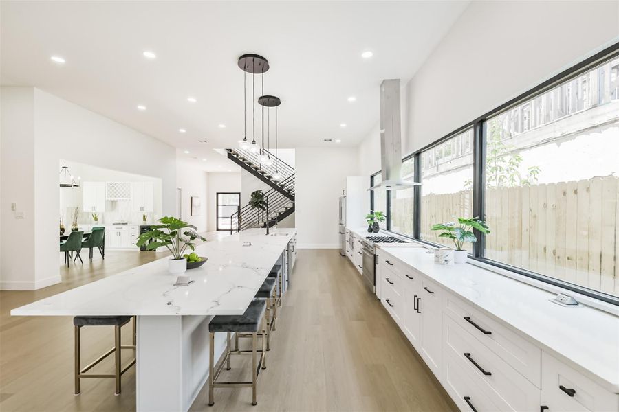 Furnished interior view inside a new home in , Houston (Image 36).