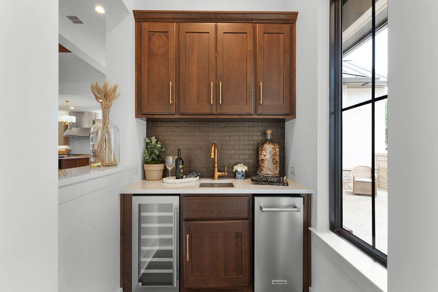 Furnished interior view inside a new home in Enchanted Bluff, Garden Ridge (Image 18).