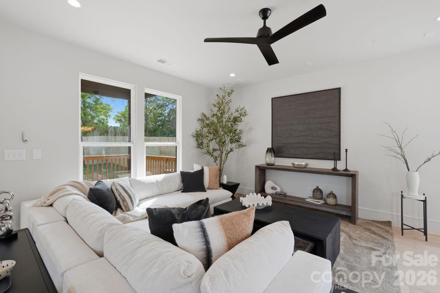 Furnished interior view inside a new home in , Charlotte (Image 44).