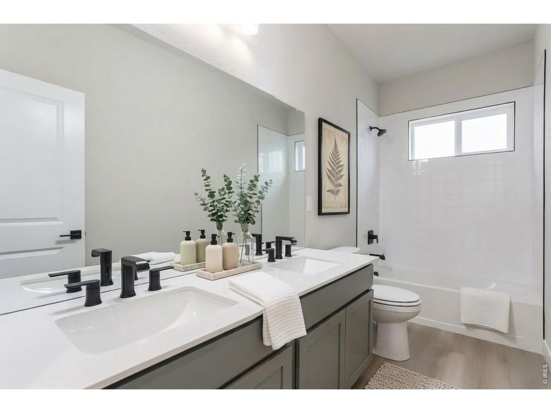 Furnished interior view inside a new home in Farmstead, Berthoud (Image 27).