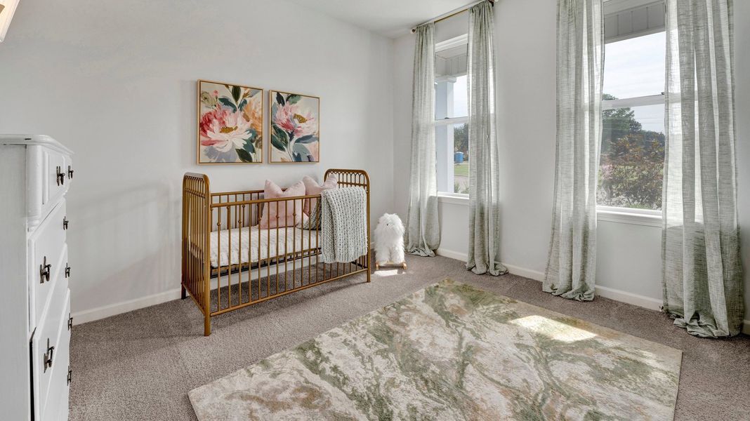 Representative furnished interior of a home built from the DOVER by D.R. Horton in Riverwood Gardens, Oakland (Image 22).