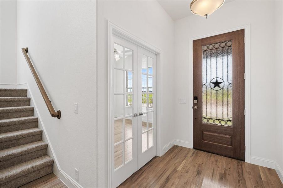 Furnished interior view inside a new home in Stone River Glen, Royse City (Image 7). Furnished interior view inside a new home in Stone River Glen, Royse City (Image 7).