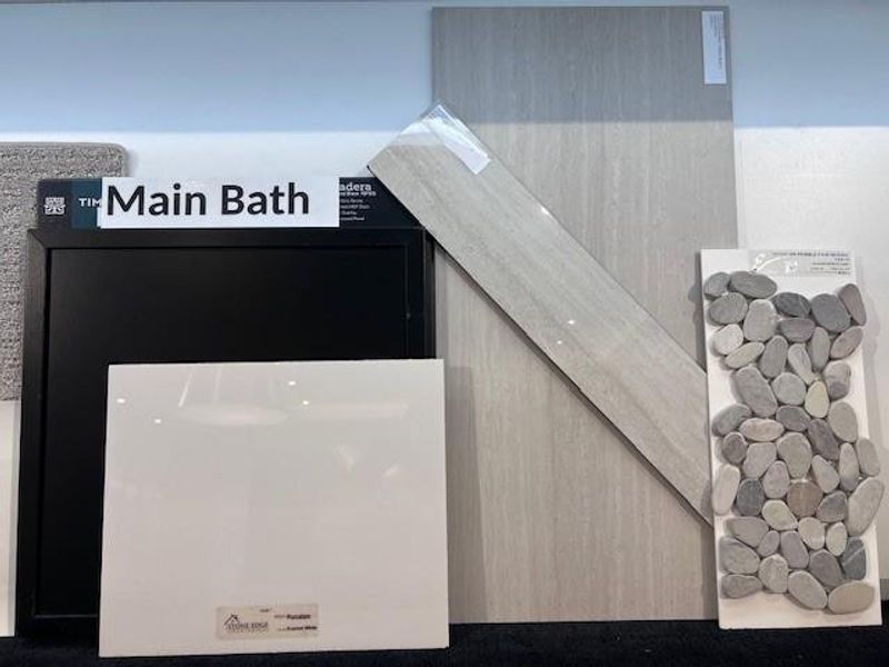 Main bath selections.
