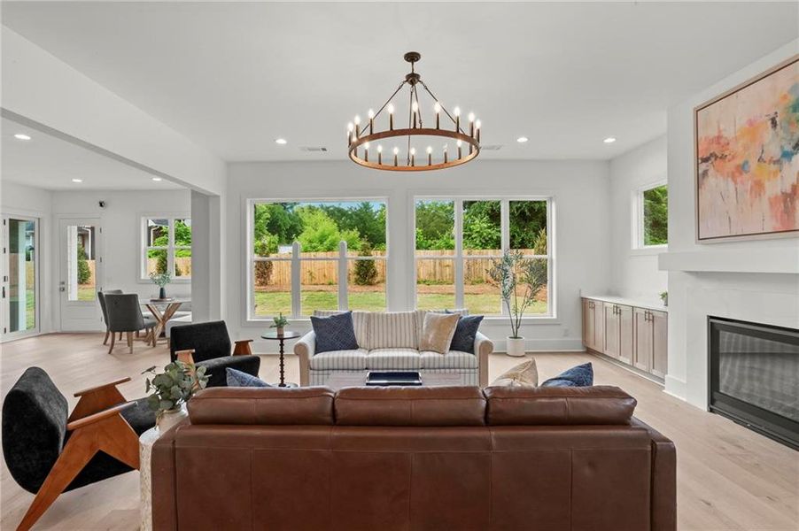 Furnished interior view inside a new home in , Marietta (Image 42). Furnished interior view inside a new home in , Marietta (Image 42).
