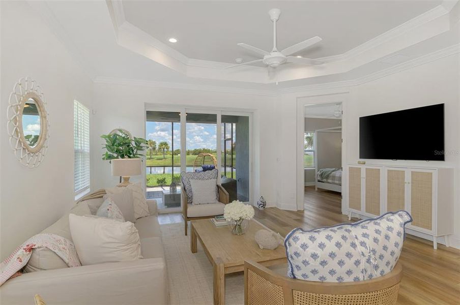 Furnished interior view inside a new home in , Sarasota (Image 24).