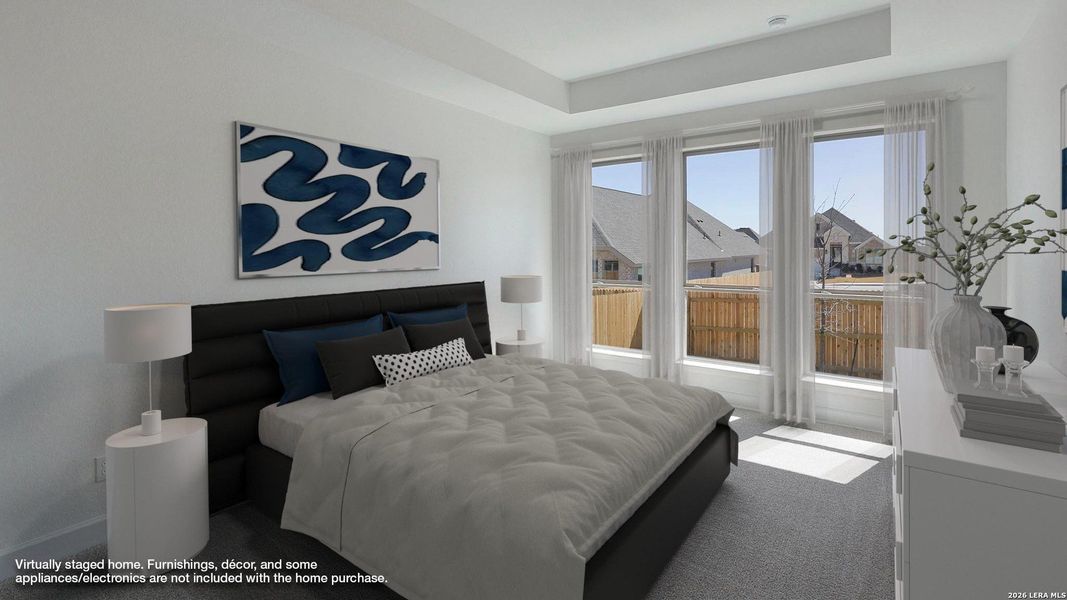 Furnished interior view inside a new home in Arcadia Ridge, San Antonio (Image 12).