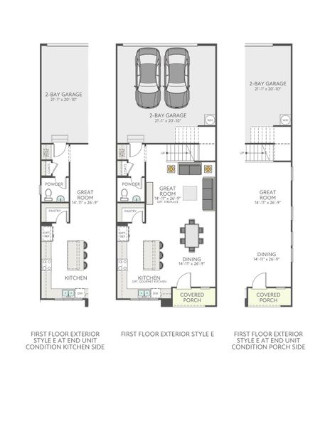 2D floor plan layout for the Sawyer by Tri Pointe Homes in Southbridge, Fort Mill, SC (Image 4).