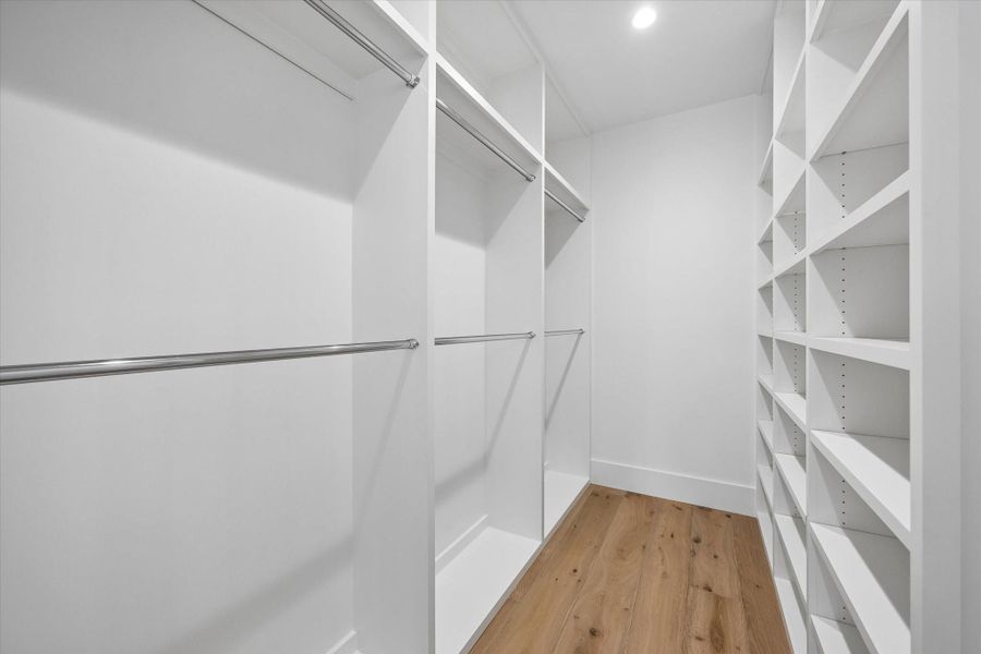 One of two Primary closets One of two Primary closets