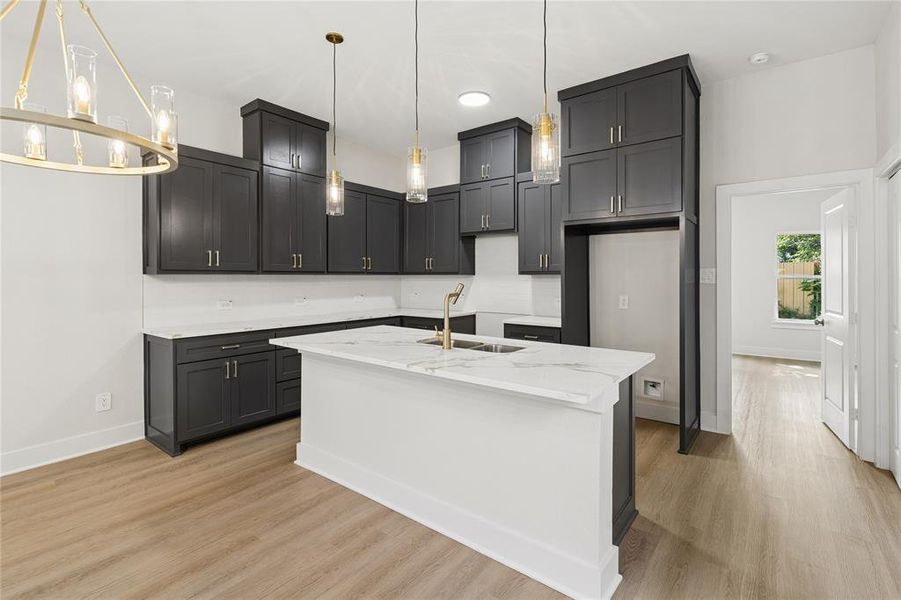 Furnished interior view inside a new home in , Fort Worth (Image 6).
