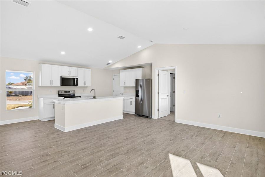 Furnished interior view inside a new home in Cape Coral, Cape Coral (Image 7). Furnished interior view inside a new home in Cape Coral, Cape Coral (Image 7).