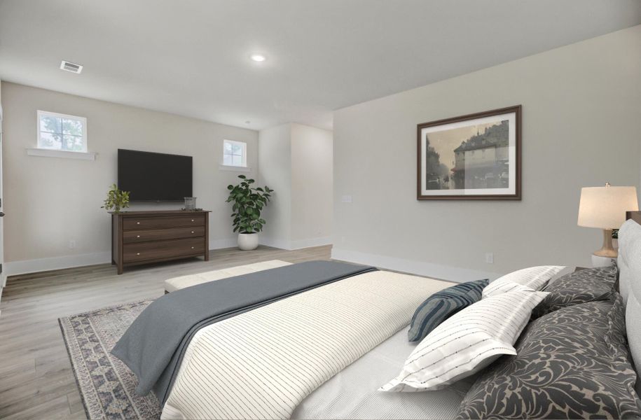 Furnished interior view inside a new home in Indigo Grove Single Family Homes, Johns Island (Image 15).