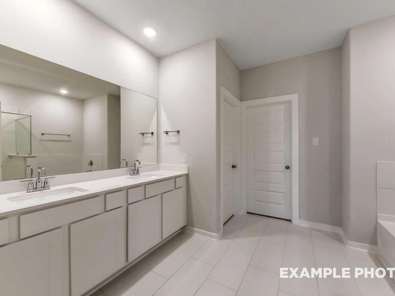 Furnished interior view inside a new home in Enclave at Newport, Crosby (Image 9).