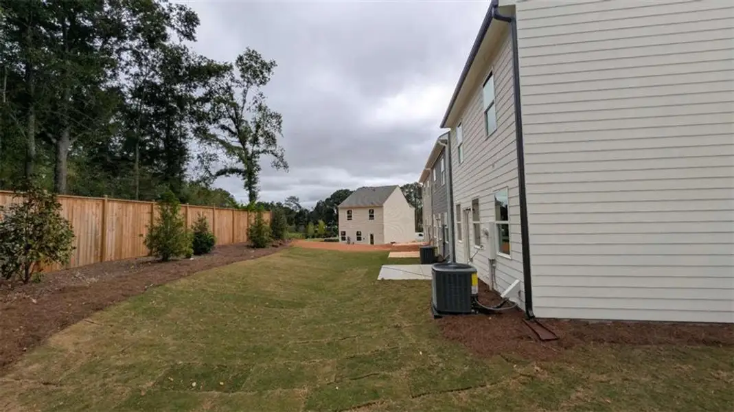 Exterior details and patio area of a home in Owen Preserve, Canton (Image 3).