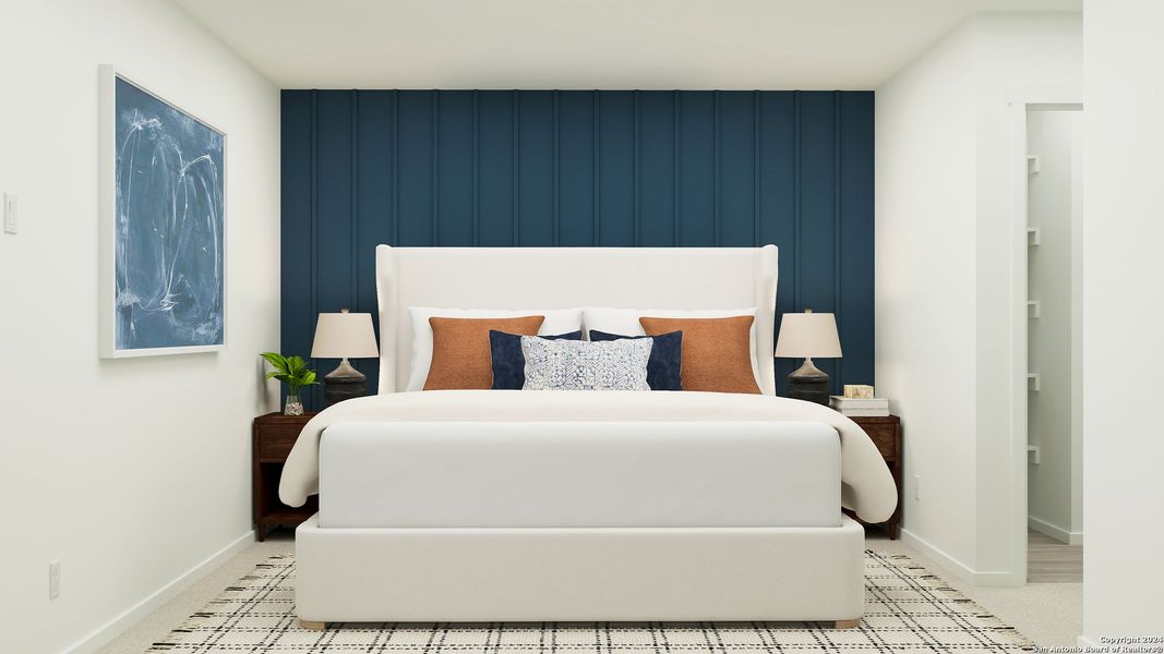 Furnished interior view inside a new home in Stone Garden, Elmendorf (Image 16).