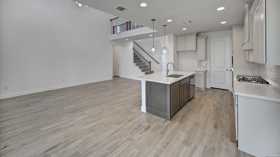Furnished interior view inside a new home in Kallison Ranch, San Antonio (Image 14).