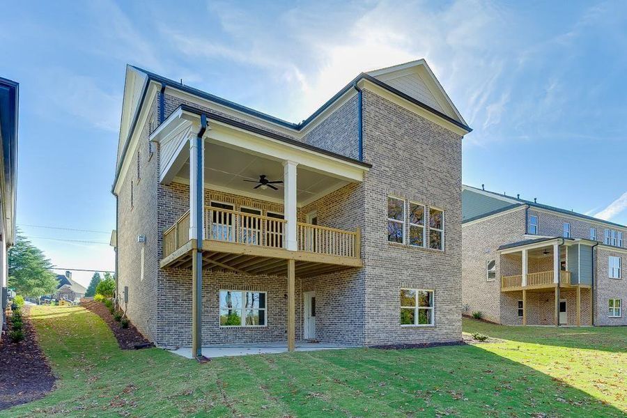 Exterior details and patio area of a home in , Buford (Image 32).