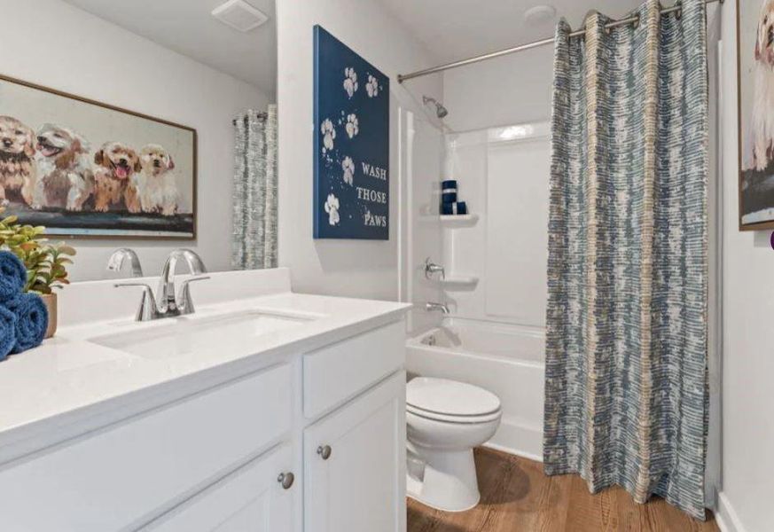 Furnished interior view inside a new home in The Reserve at Gainesville Township, Gainesville (Image 7). Furnished interior view inside a new home in The Reserve at Gainesville Township, Gainesville (Image 7).