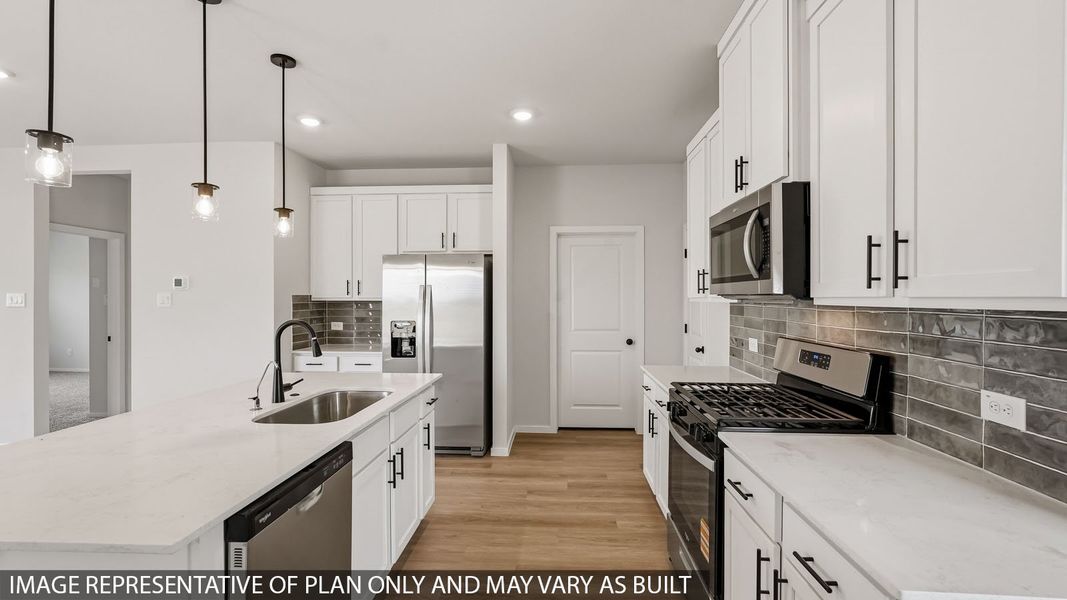 Furnished interior view inside a new home in Cypress Green, Tomball (Image 6).