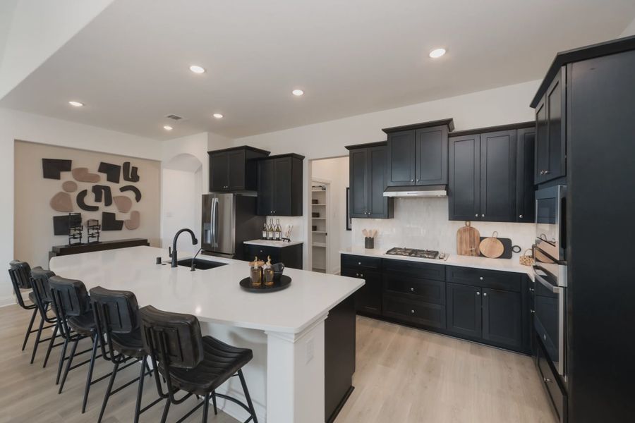 Representative furnished interior of a home built from the Princeton by Chesmar Homes in Las Lomas 60's, Forney (Image 5).
