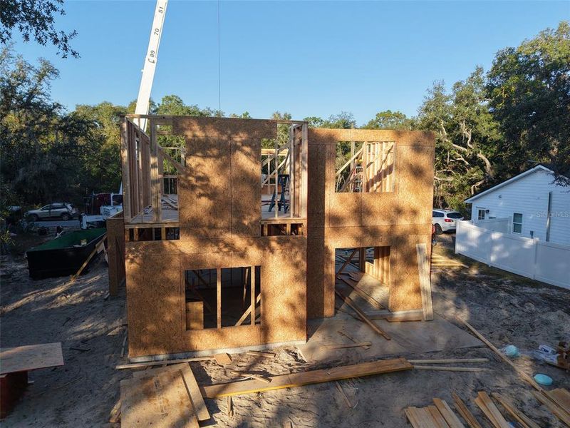 In-progress construction of a new home in , Interlachen, FL (Image 10).
