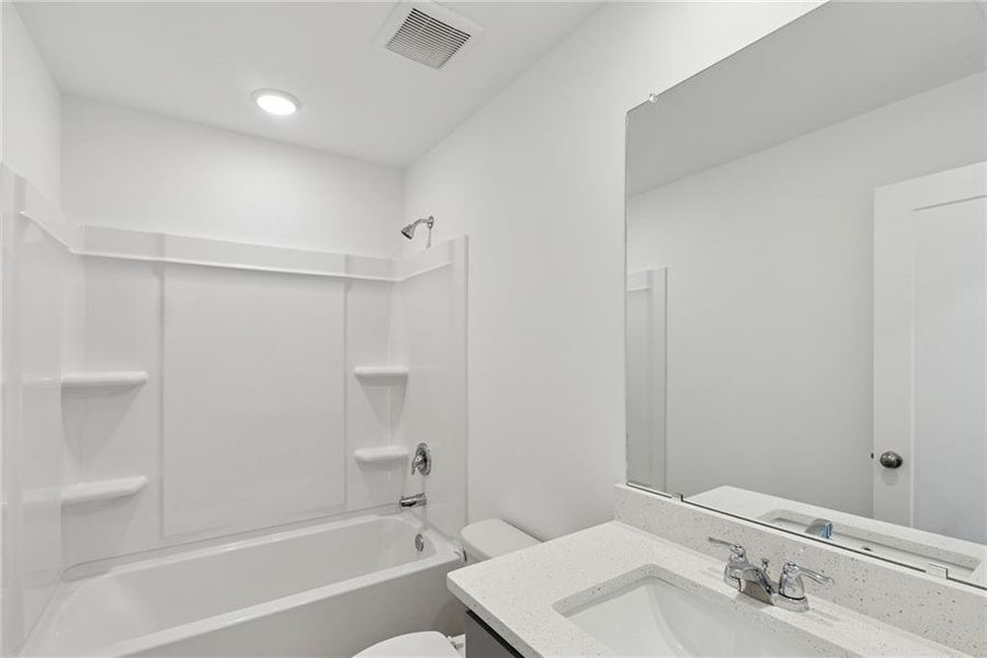 Furnished interior view inside a new home in Grandview Terrace, Canton (Image 8).