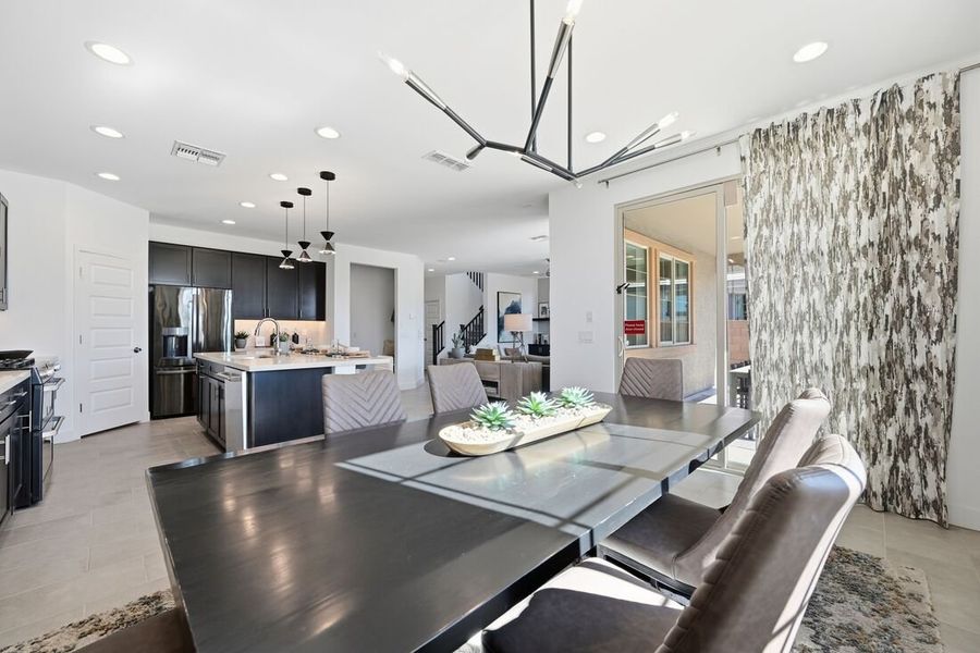 Furnished interior view inside a new home in La Mira, Mesa (Image 12).