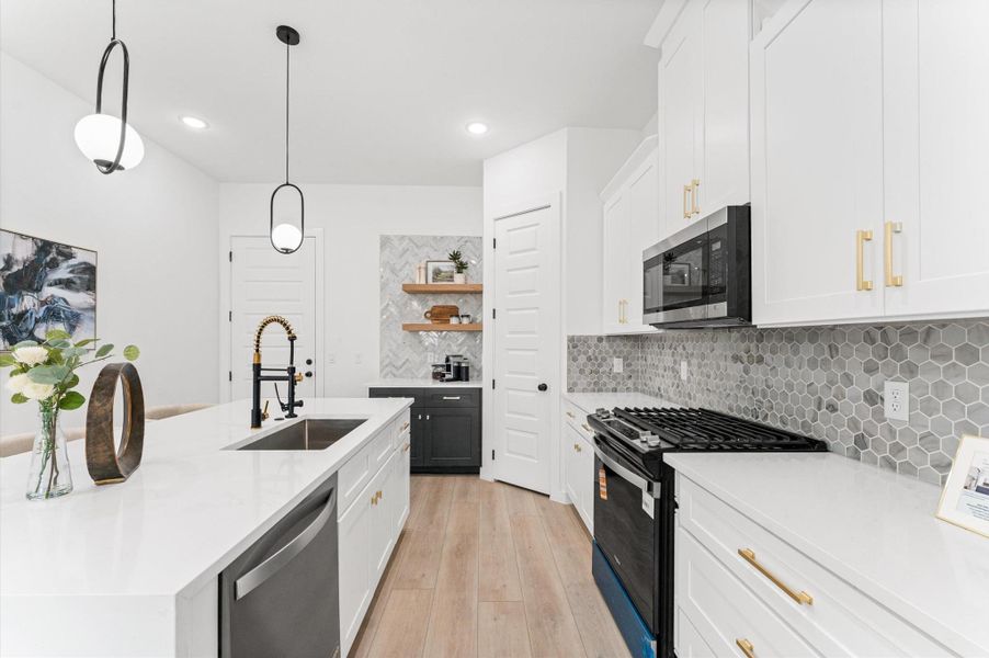 Furnished interior view inside a new home in , Houston (Image 19).
