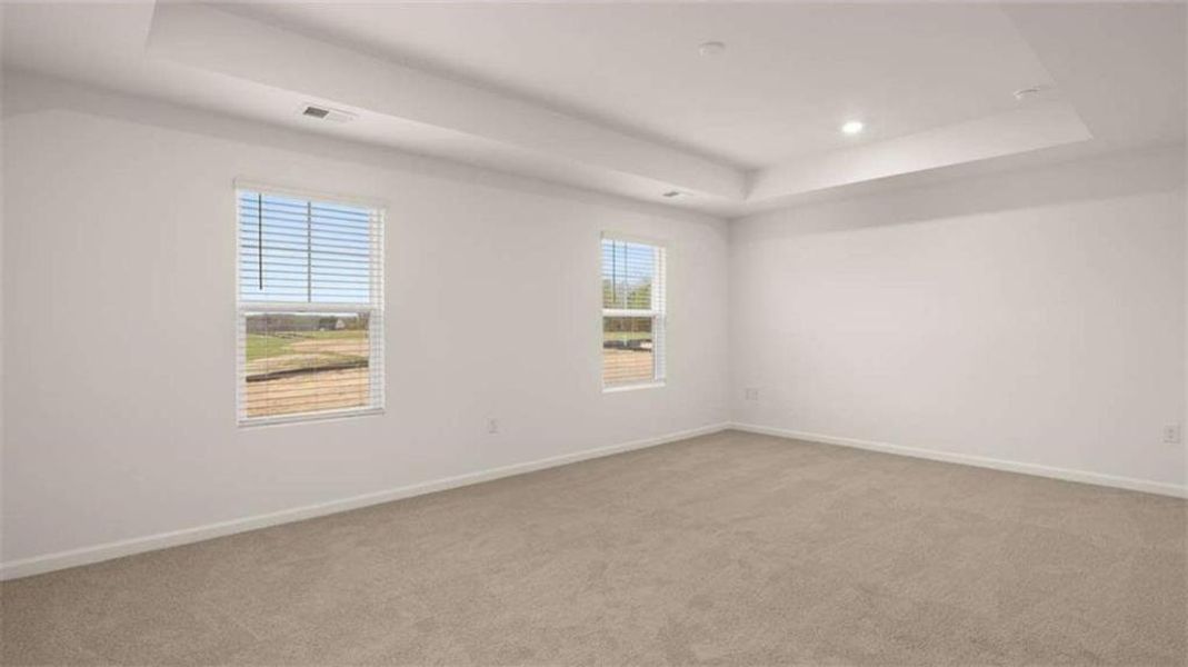 Spacious, unfurnished interior of a new home in Preserve at Dove Creek, Statham (Image 45).
