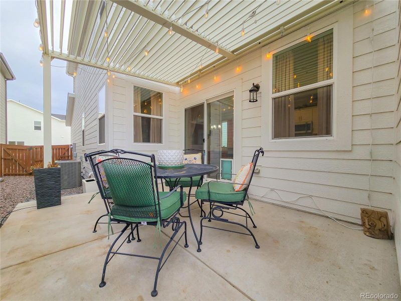 Exterior details and patio area of a home in , Aurora (Image 4).