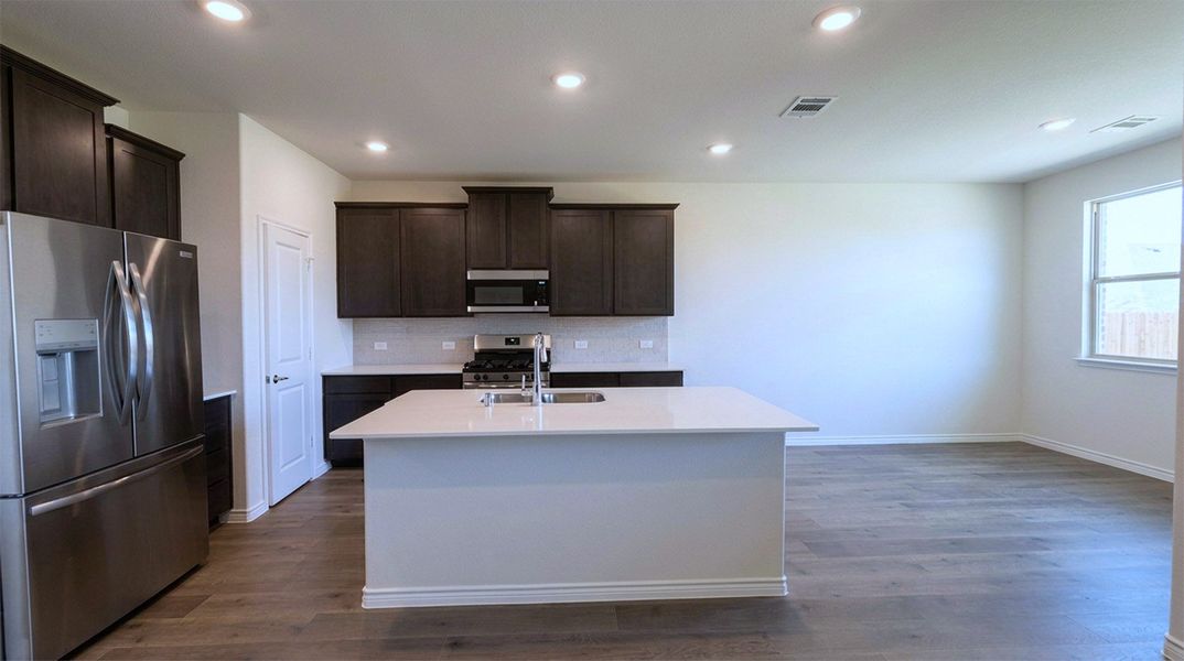 Furnished interior view inside a new home in Lakewood Trails, Forney (Image 4).