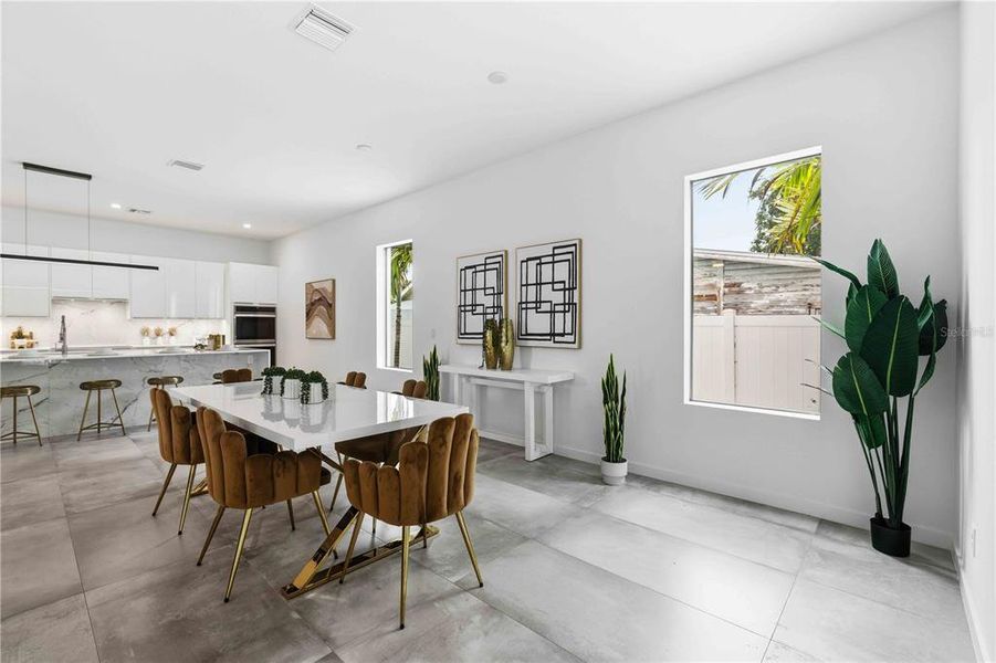 Furnished interior view inside a new home in , Sarasota (Image 4).