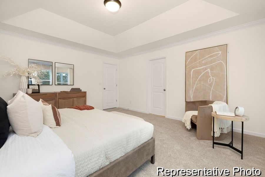 Furnished interior view inside a new home in Whispering Hills, Locust (Image 11). Furnished interior view inside a new home in Whispering Hills, Locust (Image 11).