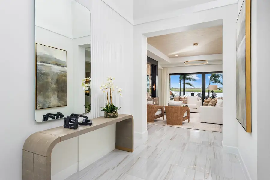 Representative furnished interior of a home built from the Caroline II by GL Homes in Valencia Vista at Riverland, Port St. Lucie (Image 6).