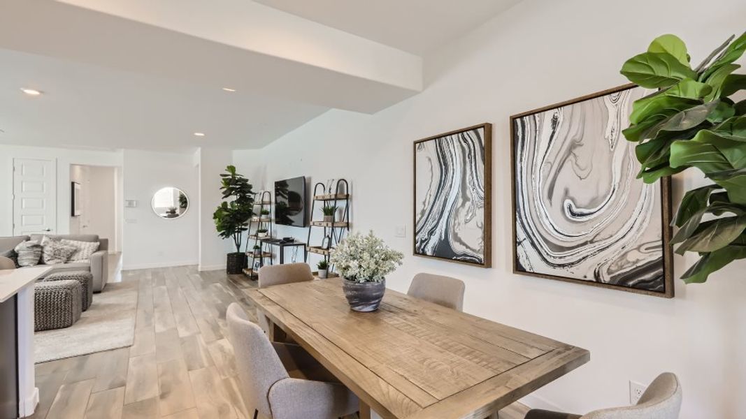 Furnished interior in a model home at Asante: Discovery 2.1 & 2.13 in Surprise (Image 19).