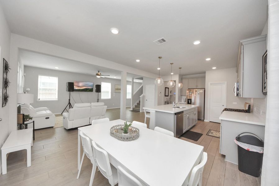 Furnished interior view inside a new home in Marisol, Katy (Image 9).