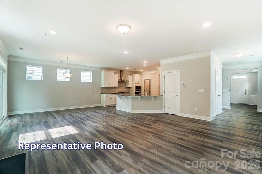 Spacious, unfurnished interior of a new home in Caldwell Forest, Charlotte (Image 12).