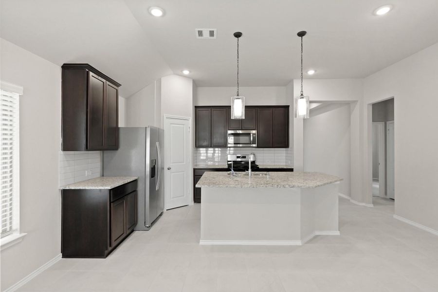 Furnished interior view inside a new home in The Trails, New Caney (Image 11).
