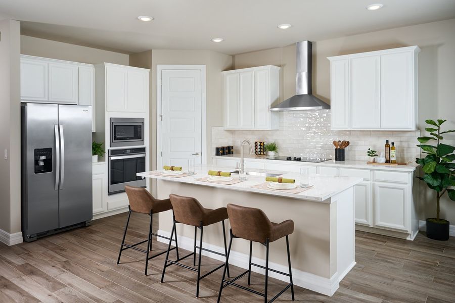 Furnished interior view inside a new home in Crescent Lakes - Signature Series, Punta Gorda (Image 3).