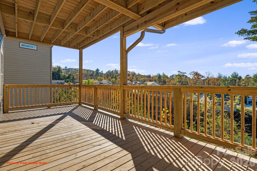 Exterior details and patio area of a home in , Weaverville (Image 3).
