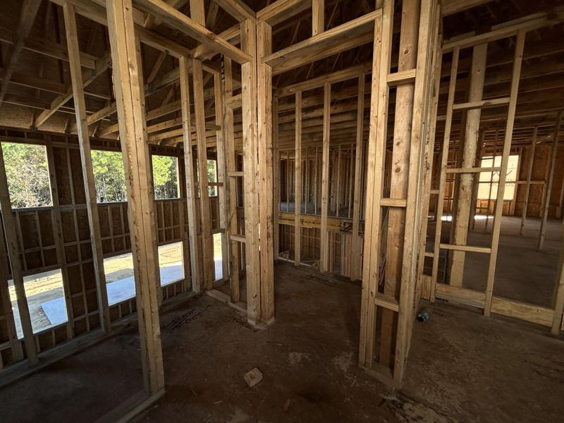 In-progress construction of a new home in Tea Farm: Presidents Series, Ravenel, SC (Image 52).