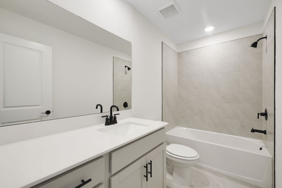 Furnished interior view inside a new home in Towns at Riverwalk, Sanford (Image 12).