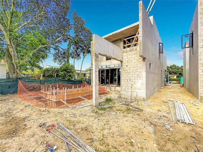 In-progress construction of a new home in , Miami, FL (Image 13). In-progress construction of a new home in , Miami, FL (Image 13).