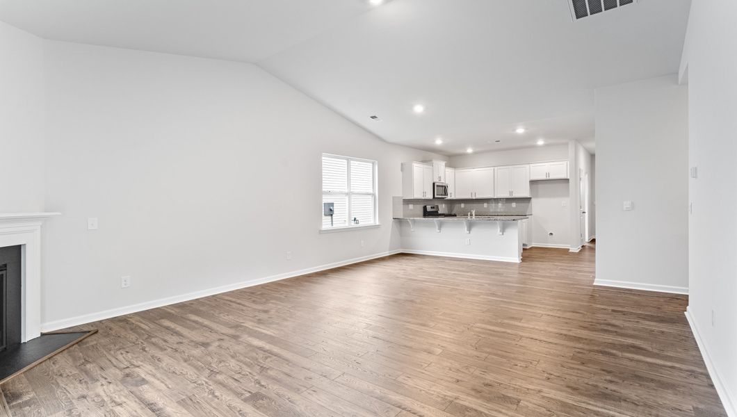 Representative unfurnished interior of a home built from the Davidson by D.R. Horton in Brookside Farms, Greer (Image 18).
