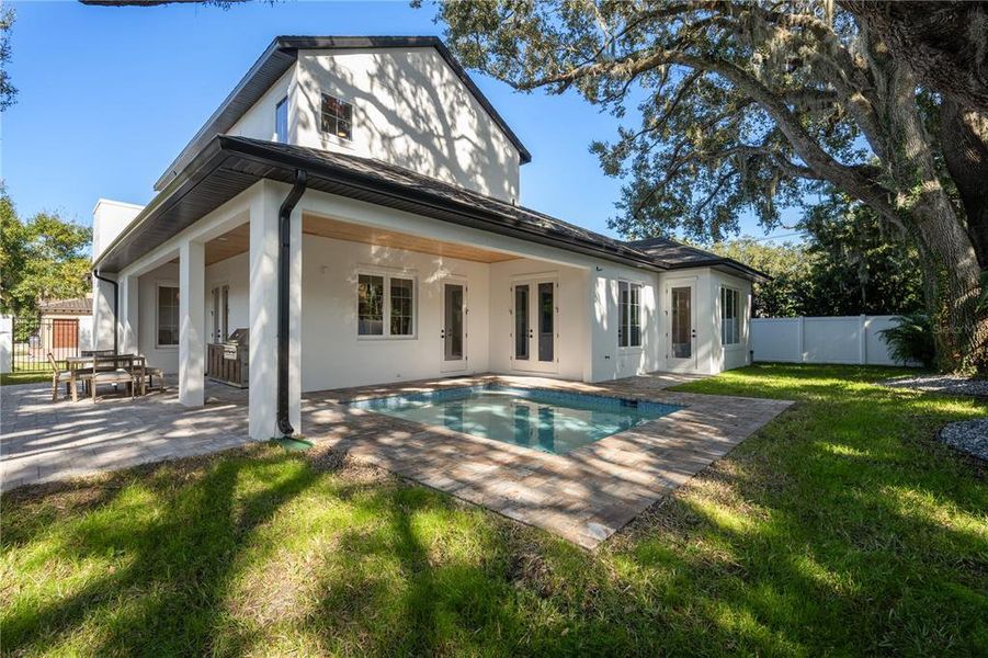Exterior details and patio area of a home in , Winter Park (Image 38).