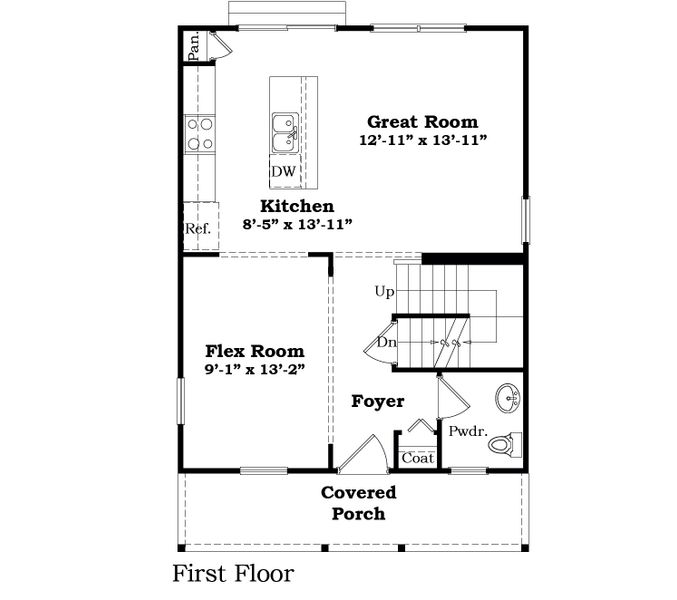 2D floor plan layout for the The Lexington by Norfolk Homes in Individual Homes - Jackson County, Jackson, MI (Image 5). 2D floor plan layout for the The Lexington by Norfolk Homes in Individual Homes - Jackson County, Jackson, MI (Image 5).