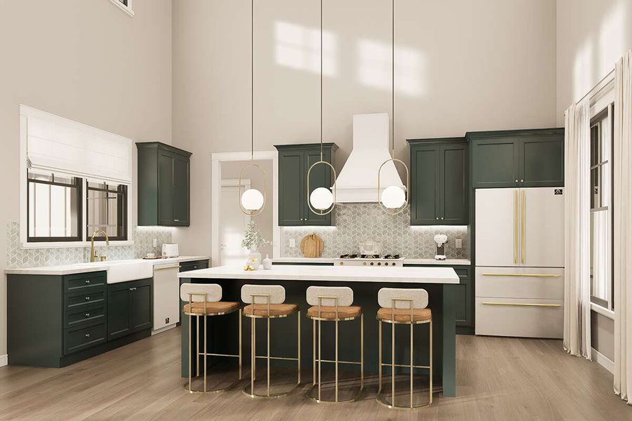 Furnished interior view inside a new home in Monarch Manor, Poolville (Image 5).