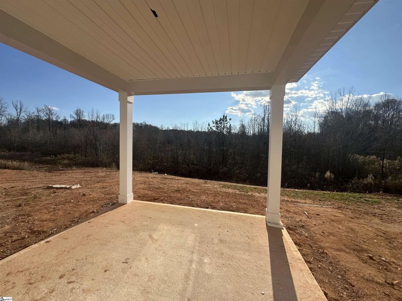 Exterior details and patio area of a home in Shiloh Trail, Wellford (Image 2).