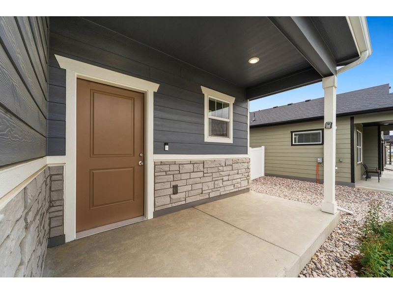 Exterior details and patio area of a home in Union Colony West, Greeley (Image 3). Exterior details and patio area of a home in Union Colony West, Greeley (Image 3).