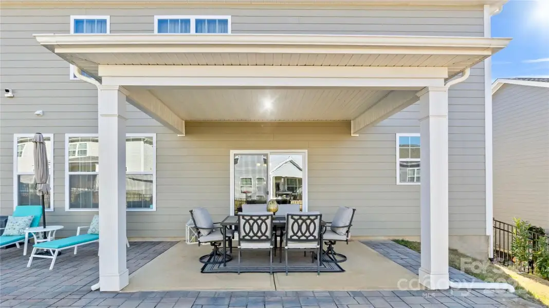 Exterior details and patio area of a home in Sylvan Creek, Denver (Image 3). Exterior details and patio area of a home in Sylvan Creek, Denver (Image 3).