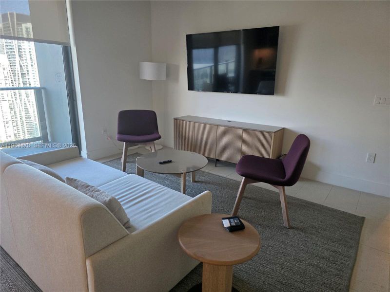 Furnished interior view inside a new home in , Miami (Image 5).